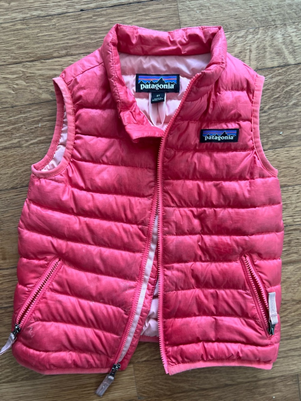 Patagonia Pink Quilted Kids Vest